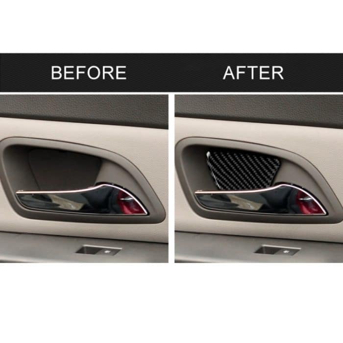 4 PCS Car Carbon Fiber Türschale Dekorativer Aufkleber für Chevrolet Cruze 2009-2015, Links- und Rechtsantrieb Universal – Bild 7