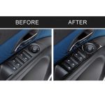 Auto Carbon Fiber Window Lift Schalter Panel dekorative Aufkleber für Chevrolet Cruze 2009-2015, Linksantrieb – Bild 6
