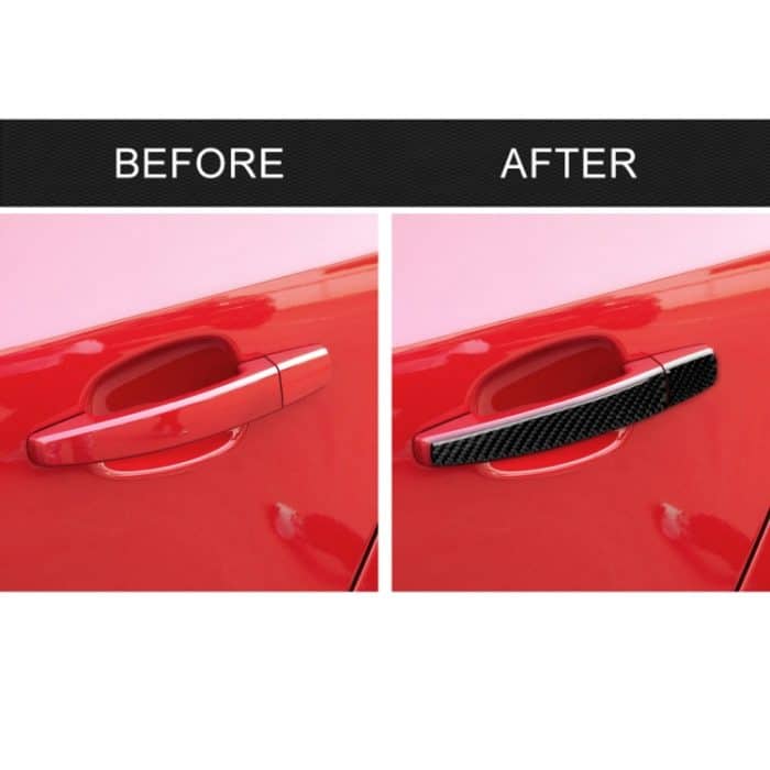 Auto Carbon Faser Türgriff dekorative Aufkleber für Chevrolet Cruze 2009-2015, Links- und Rechtsantrieb Universal – Bild 7