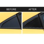 Auto Carbon Fiber Rear Triangle Glass Dekorativer Aufkleber für Chevrolet Cruze 2009-2015, Links- und Rechtsantrieb Universal – Bild 7