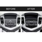 Auto Carbon Fiber CD Panel dekorative Aufkleber für Chevrolet Cruze 2009-2015, Links- und Rechtsantrieb Universal – Bild 7