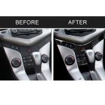 Auto Carbon Fiber Klimaanlage Panel dekorative Aufkleber für Chevrolet Cruze 2009-2015, Links- und Rechtsantrieb Universal – Bild 7