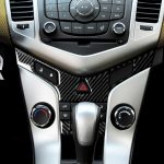 Auto Carbon Fiber Klimaanlage Panel dekorative Aufkleber für Chevrolet Cruze 2009-2015, Links- und Rechtsantrieb Universal – Bild 8
