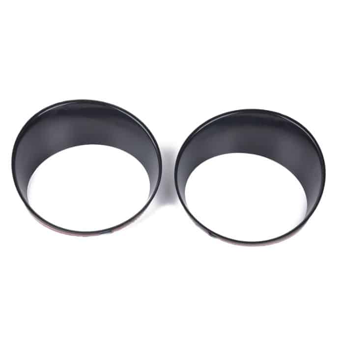 Auto-Gittergitter-Grilleinsatz + Scheinwerfer-Blinker-Abdeckungsblende für Jeep Wrangler JL 2018–2019 – Bild 2