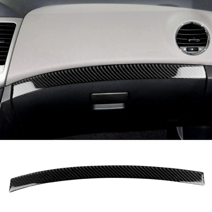 Auto Carbon Fiber Dashboard Dekorstreifen für Chevrolet Cruze 2009-2015, Linksantrieb – Bild 1