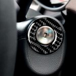 Auto Carbon Fiber Feuerzeug Schlüsselring Dekorativer Aufkleber für Chevrolet Cruze 2009-2015, Links- und Rechtsantrieb Universal – Bild 8