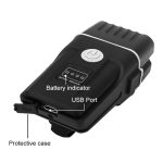 Mountainbike-Licht-Scheinwerfer, superhelle wiederaufladbare Taschenlampe, Nachtfahrausrüstung – Bild 3