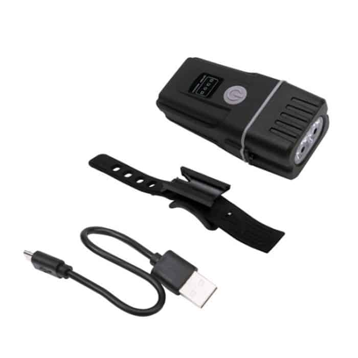 Mountainbike-Licht-Scheinwerfer, superhelle wiederaufladbare Taschenlampe, Nachtfahrausrüstung – Bild 5