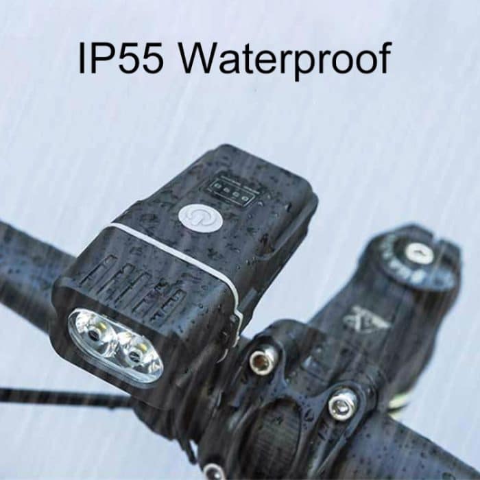 Mountainbike-Licht-Scheinwerfer, superhelle wiederaufladbare Taschenlampe, Nachtfahrausrüstung – Bild 6