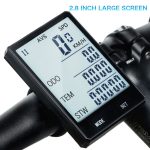 2,8 Zoll Englisch Wireless Waterproof Cycle Computer LCD Kilometerzähler Tachometer – Bild 14