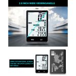 2,8 Zoll Englisch Wireless Waterproof Cycle Computer LCD Kilometerzähler Tachometer – Bild 6