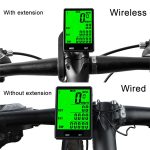 2,8 Zoll Englisch Wireless Waterproof Cycle Computer LCD-Kilometerzähler Tachometer mit Verlängerungshalter – Bild 12