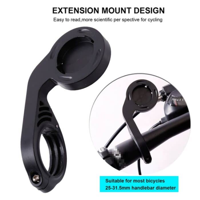 2,8 Zoll Englisch Wireless Waterproof Cycle Computer LCD-Kilometerzähler Tachometer mit Verlängerungshalter – Bild 6