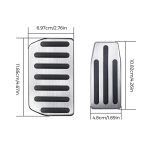 2-in-1-Auto-Anti-Rutsch-Pedale Fußbremsbelag-Abdeckungsset für Tesla Model S / X – Bild 4