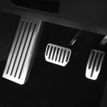 3 in 1 Auto rutschfeste Pedale Fußbremsbelag Abdeckung Set für Tesla Model S / X.