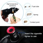 Auto 12V Kissen Sommer USB Atmungsaktive Eisseide Sitzbezug, acht Lüfter + Belüftung und Kühlung, Eight Fans + Ventilation and Refrigeration (Black), Eight Fans + Ventilation and Refrigeration (Beige) – Bild 8