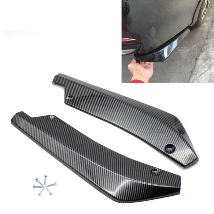 CRP2544.jpg XH-6134 Carbon Textur Auto Universal Modified Heckspoiler Antikollisionsschutz Bar Strip Guard Aufkleber – Bild 1