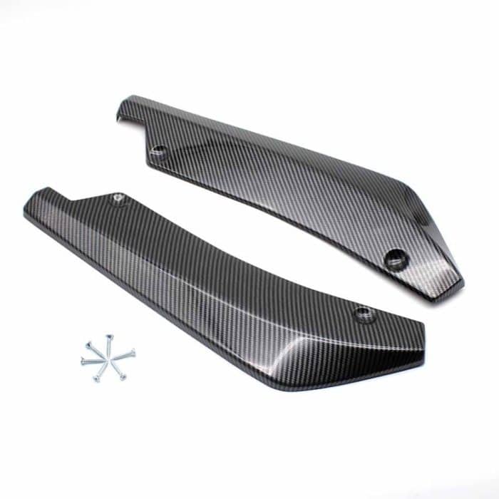 XH-6134 Carbon Textur Auto Universal Modified Heckspoiler Antikollisionsschutz Bar Strip Guard Aufkleber – Bild 2