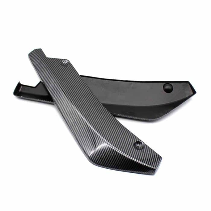 XH-6134 Carbon Textur Auto Universal Modified Heckspoiler Antikollisionsschutz Bar Strip Guard Aufkleber – Bild 4