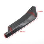 XH-6134 Carbon Textur Auto Universal Modified Heckspoiler Antikollisionsschutz Bar Strip Guard Aufkleber – Bild 5