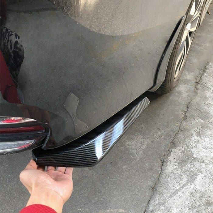 XH-6134 Carbon Textur Auto Universal Modified Heckspoiler Antikollisionsschutz Bar Strip Guard Aufkleber – Bild 8