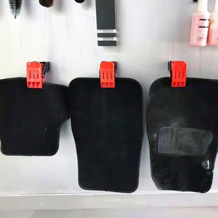 Reinigungsclip für das Auto-Fußpolster Multifunktionaler Haken für die Wandmontage – Bild 8