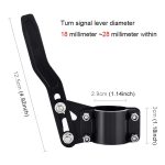 Auto Signal Pole Lenkrad Schnellwahl Metall Rotierenden Stab Lenkung Signal Stange Verlängerung – Bild 3