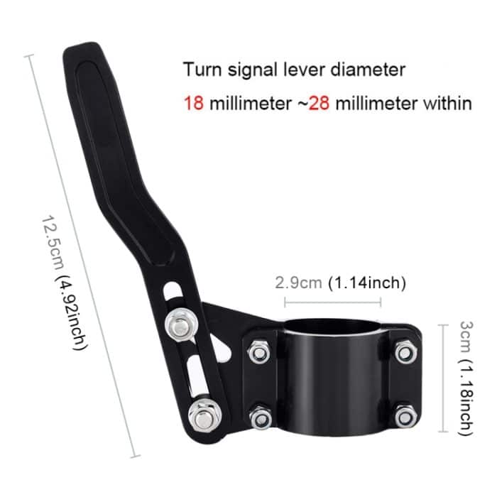 Auto Signal Pole Lenkrad Schnellwahl Metall Rotierenden Stab Lenkung Signal Stange Verlängerung – Bild 3