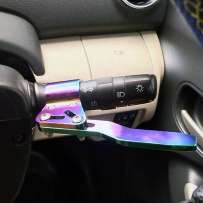 Auto Signal Pole Lenkrad Schnellwahl Metall Rotierenden Stab Lenkung Signal Stange Verlängerung – Bild 9