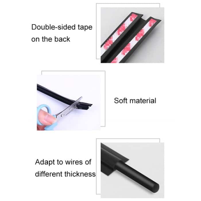 4 in 1 verdeckte Autokabelabdeckung Balkenklemmensatz – Bild 3