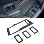 Auto Carbon Fiber Fenster Glasheber Panel dekorative Aufkleber für Volkswagen Tiguan L.