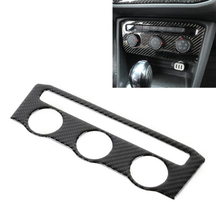 CRP2770.jpg Auto Carbon Fiber Klimaanlage Panel dekorative Aufkleber für Volkswagen Tiguan L, niedrige Konfiguration – Bild 1