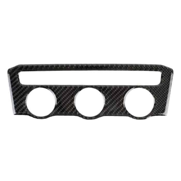 Auto Carbon Fiber Klimaanlage Panel dekorative Aufkleber für Volkswagen Tiguan L, niedrige Konfiguration – Bild 3