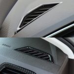 Auto Carbon Fiber Dashboard Air Outlet Frame Dekorativer Aufkleber für Volkswagen Tiguan L. – Bild 6