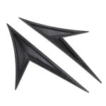 Modifizierter Fender Side Wing Aufkleber Blade Side Shark Gill Karosserie Dekorativer Aufkleber für Honda 10th Generation Civic, Bright Black – Bild 4