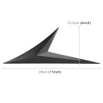 Modifizierter Fender Side Wing Aufkleber Blade Side Shark Gill Karosserie Dekorativer Aufkleber für Honda 10th Generation Civic, Bright Black – Bild 5