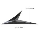 Modifizierter Fender Side Wing Aufkleber Blade Side Shark Gill Karosserie Dekorativer Aufkleber für Honda 10th Generation Civic, Carbon – Bild 5