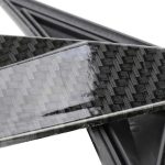 Modifizierter Fender Side Wing Aufkleber Blade Side Shark Gill Karosserie Dekorativer Aufkleber für Honda 10th Generation Civic, Carbon – Bild 6
