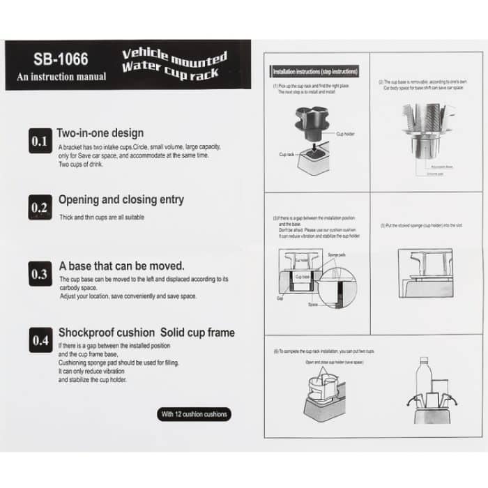 Multifunktionale Getränkebasis Getränkehalter Getränkehalter – Bild 11