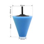 5 in 1 3 Zoll Auto Polierscheibe Set Rad Felge Polieren Wachsschwamm – Bild 3