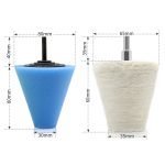 7 in 1 3 Zoll Auto Polierscheibe Set Rad Felge Polieren Wachsschwamm – Bild 3