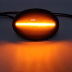 2 PCS DC12V / 3W Auto LED Dynamische Blinker Seitenlichter Fließendes Wasser Blinker Licht für BMW Mini Cooper, Bernsteinfarbenes Licht, For BMW Mini Cooper (Black), For BMW Mini Cooper – Bild 6