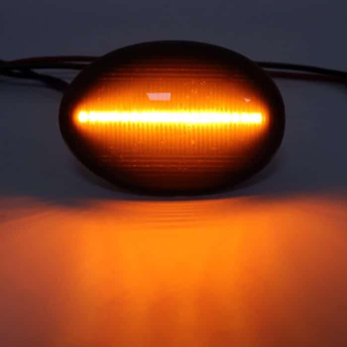 2 PCS DC12V / 3W Auto LED Dynamische Blinker Seitenlichter Fließendes Wasser Blinker Licht für BMW Mini Cooper, Bernsteinfarbenes Licht, For BMW Mini Cooper (Black), For BMW Mini Cooper – Bild 6