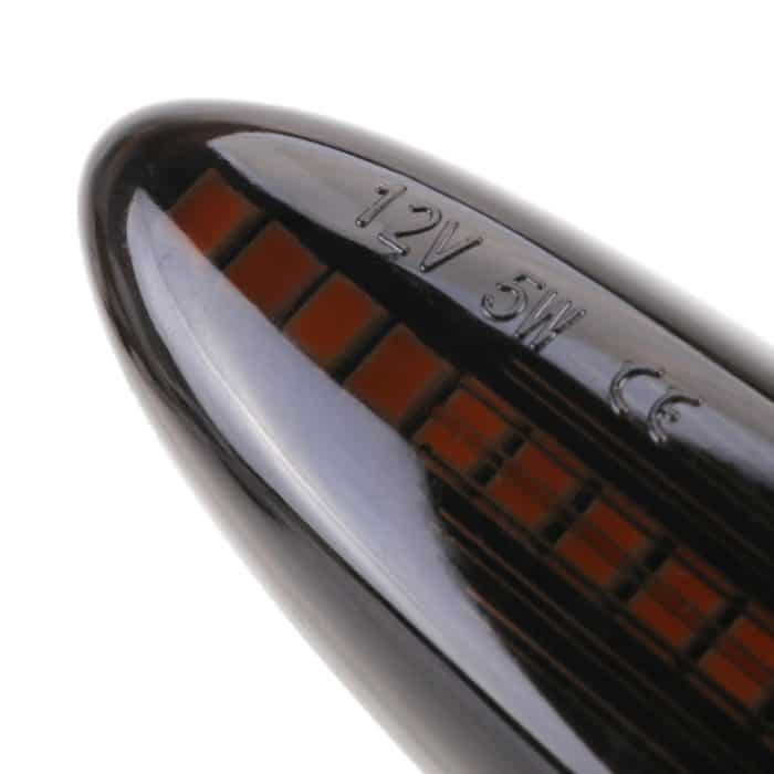 2 PCS DC12V / 5W Auto LED Dynamische Blinker Seitenlichter Fließendes Wasser Blinker Licht für Lexus, bernsteinfarbenes Licht, For Lexus (Black), For Lexus – Bild 5