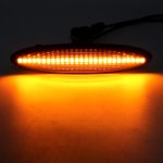 2 PCS DC12V / 5W Auto LED Dynamische Blinker Seitenlichter Fließendes Wasser Blinker Licht für Lexus, bernsteinfarbenes Licht, For Lexus (Black), For Lexus – Bild 6