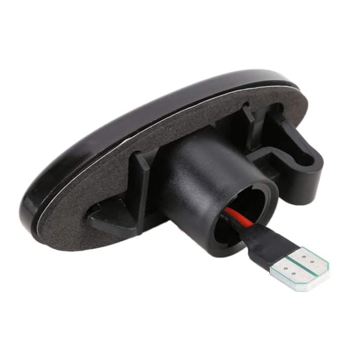 2 PCS DC12V / 3W Auto LED Dynamische Blinker Seitenlichter Fließendes Wasser Blinker Licht für Nissan, bernsteinfarbenes Licht, For Nissan – Bild 3