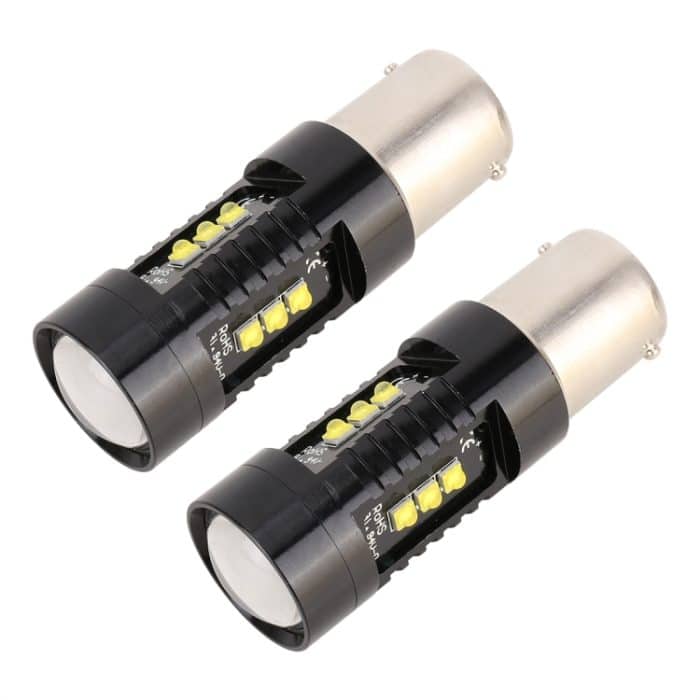 2 PCS 1156 / BA15S DC12V 4.3W 6000K 500LM Rückfahrscheinwerfer mit 12LEDs SMD-2525 – Bild 2