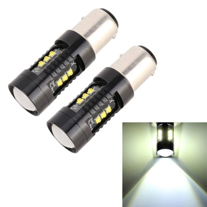 2 PCS 1157 / BAY15D DC12V 4,3 W 6000K 500LM Auto-Bremslichter mit 12LEDs SMD-2525 – Bild 1