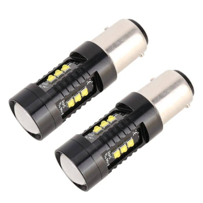 2 PCS 1157 / BAY15D DC12V 4,3 W 6000K 500LM Auto-Bremslichter mit 12LEDs SMD-2525 – Bild 2