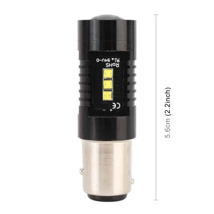 2 PCS 1157 / BAY15D DC12V 4,3 W 6000K 500LM Auto-Bremslichter mit 12LEDs SMD-2525 – Bild 4